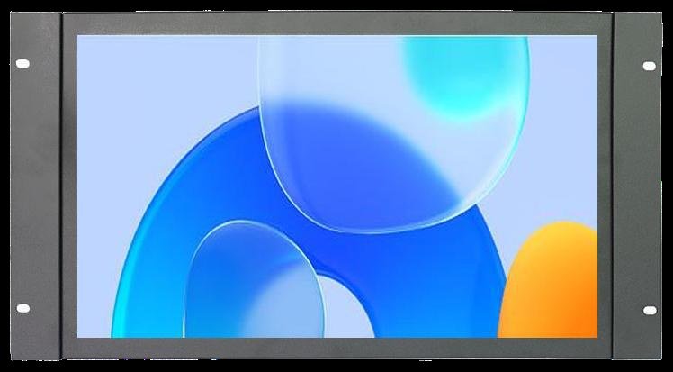 IronView 17.3 inch open frame industrial touch screen monitor, front photo