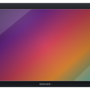 IronView 17.3 inch open frame industrial touch screen monitor, front view